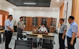 西北師范大學(xué)梁旺兵一行來(lái)?？疾熘笇?dǎo)